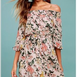 Lulus | Hello, Darling Dress | Pink & Floral